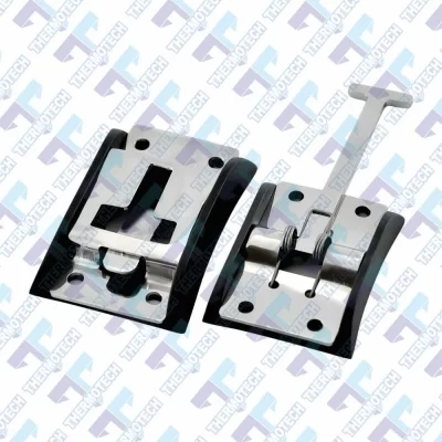 CONJUNTO TRAVA PORTA 90MM INOX OC VERBAL