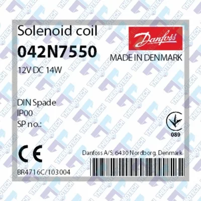 BOBINA SOLENOIDE 12V 14W